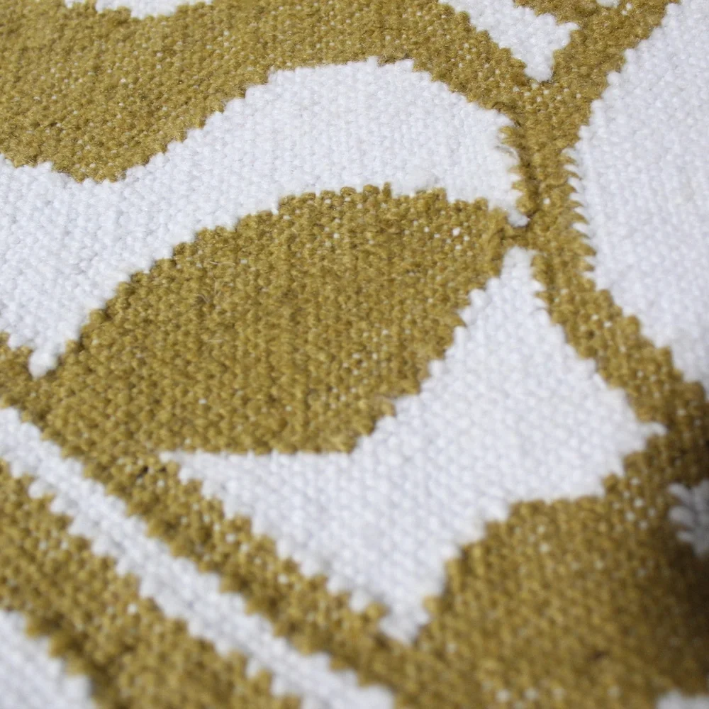 Williams Sonoma Gold/Off White Botanical Pillow Covers .   2 pillow covers.